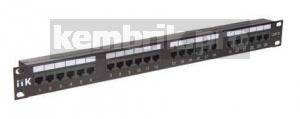 Патч-панель ITK 2 юнита категория 6 UTP 48 портов (Dual) с кабельным органайзером