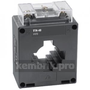 Трансформатор тока ТТИ-40 600/5А 5ВА без шины класс точности 0.5S