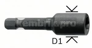 Торцевая головка Bosch Impact control 10 мм, 1/4'', 1 шт. (2.608.551.020)