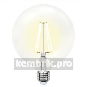 Лампа светодиодная Uniel Led-g125-10w/ww/e27/cl pls02wh