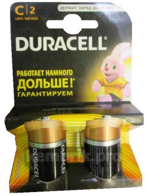 Батарейка Duracell Lr14-2bl 2шт