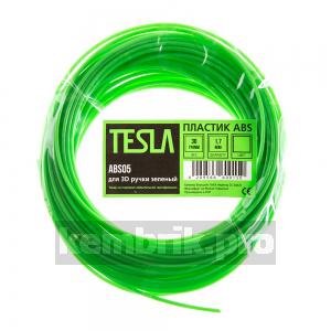 Abs-пластик для 3d ручки Tesla Abs05 зеленый